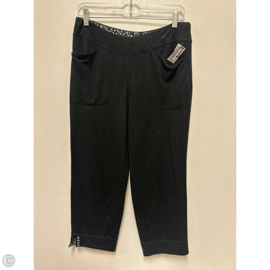 Pants Lounge By Chicos In Black, Size: 4