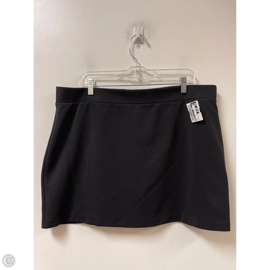 Skirt Mini & Short By Apt 9 In Black, Size: 14