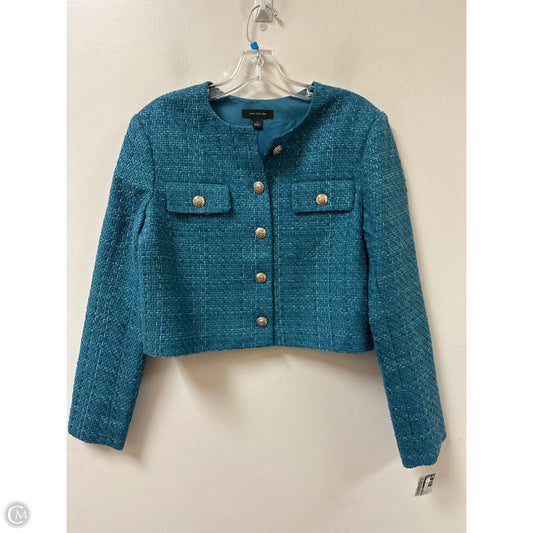 Blazer By Ann Taylor In Teal, Size: S