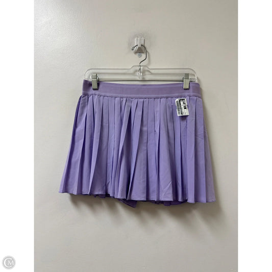 Athletic Skirt By Clothes Mentor In Purple, Size: L
