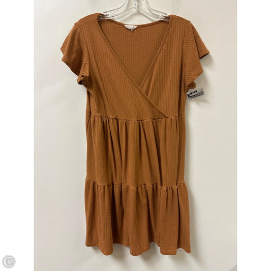 Dress Casual Midi By See You Monday In Tan, Size: Xl