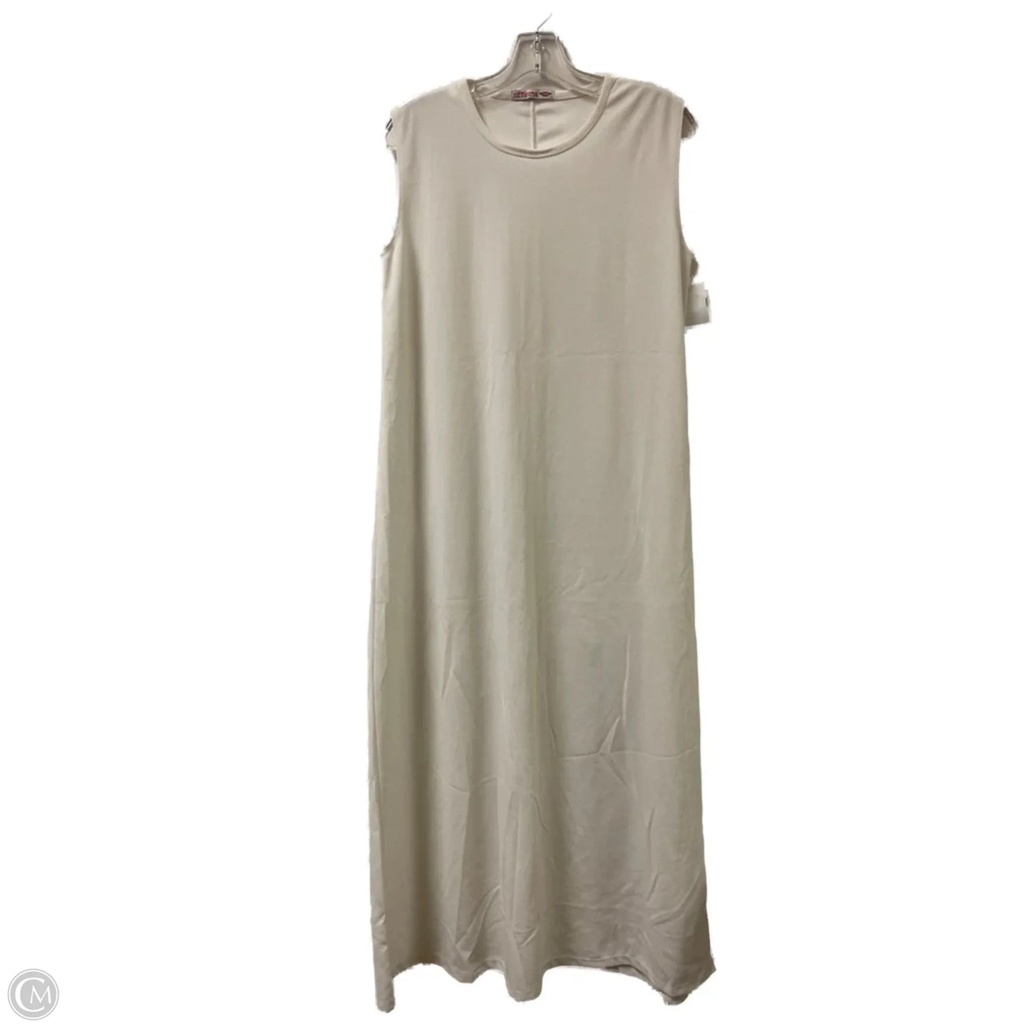 Dress Casual Maxi By Clothes Mentor In Cream, Size: 2x