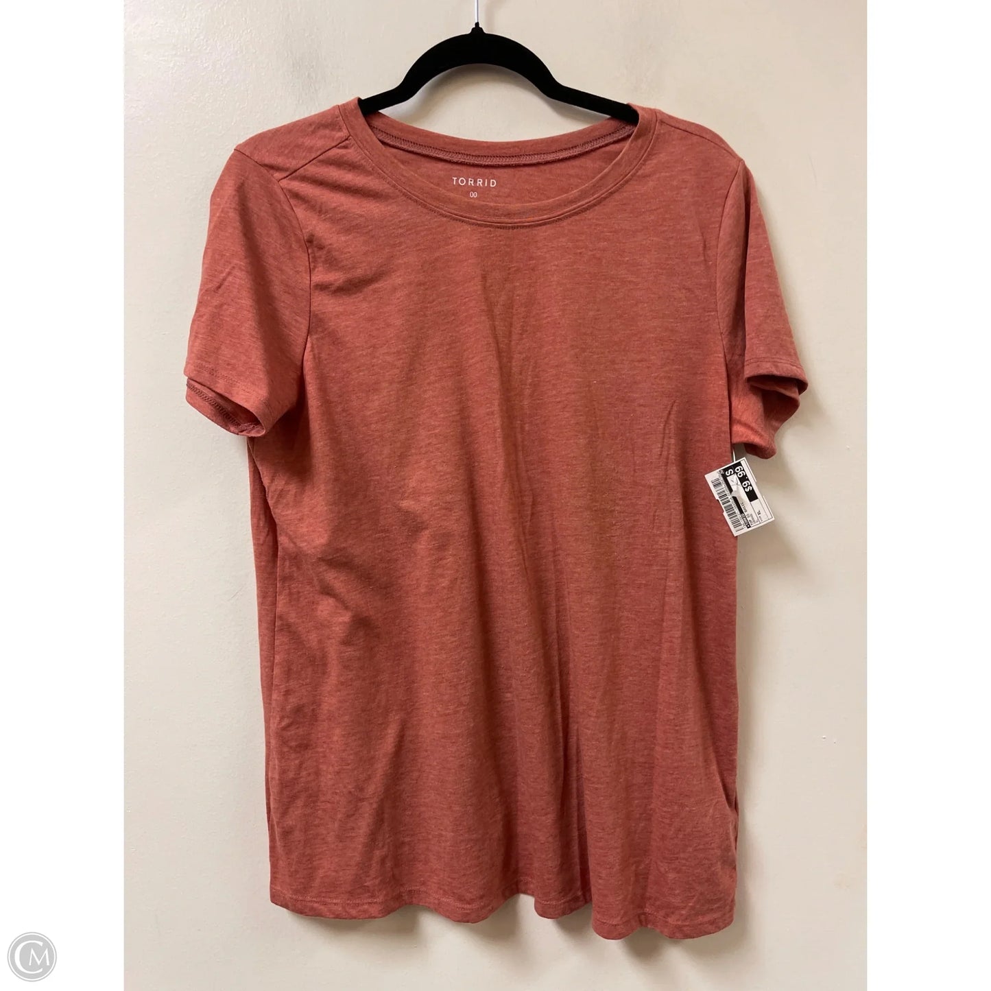 Top Short Sleeve Basic By Torrid In Orange, Size: Xl