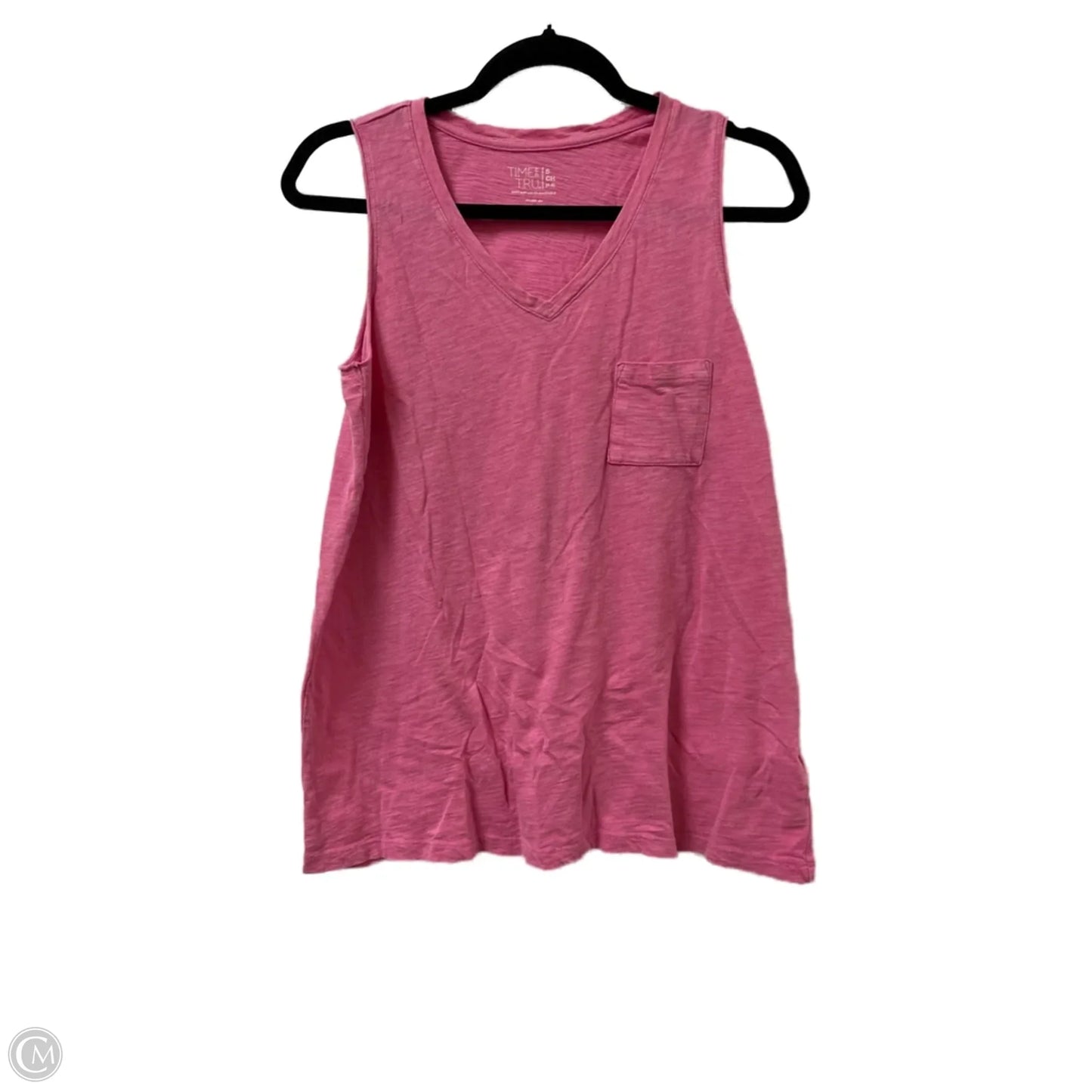 Tank Top By Time And Tru In Pink, Size: S
