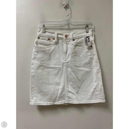 Skirt Mini & Short By J. Crew In White, Size: 2