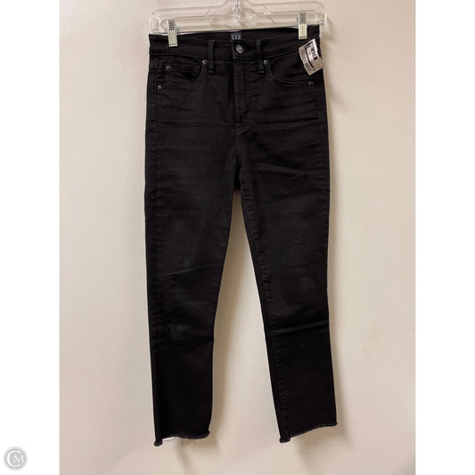 Jeans Skinny By Gap In Black, Size: 0