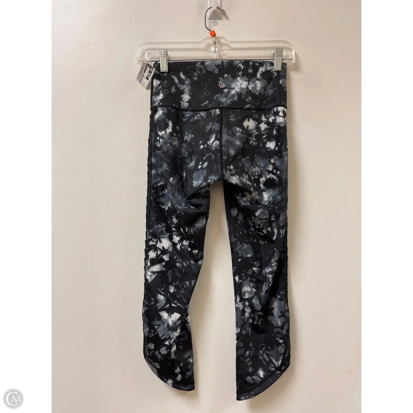 Athletic Pants By Lululemon In Black & Grey, Size: 4