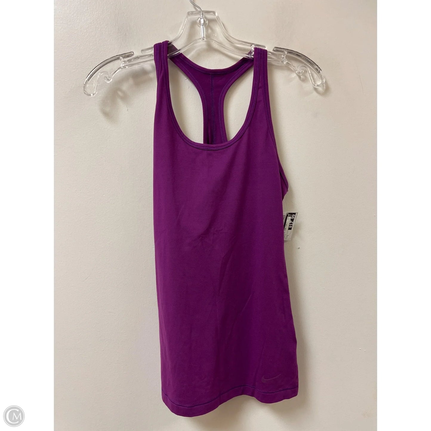 Athletic Tank Top By Nike In Purple, Size: S