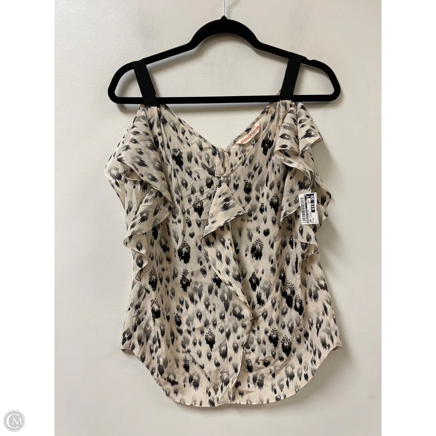 Top Sleeveless By Rebecca Taylor In Aqua, Size: M