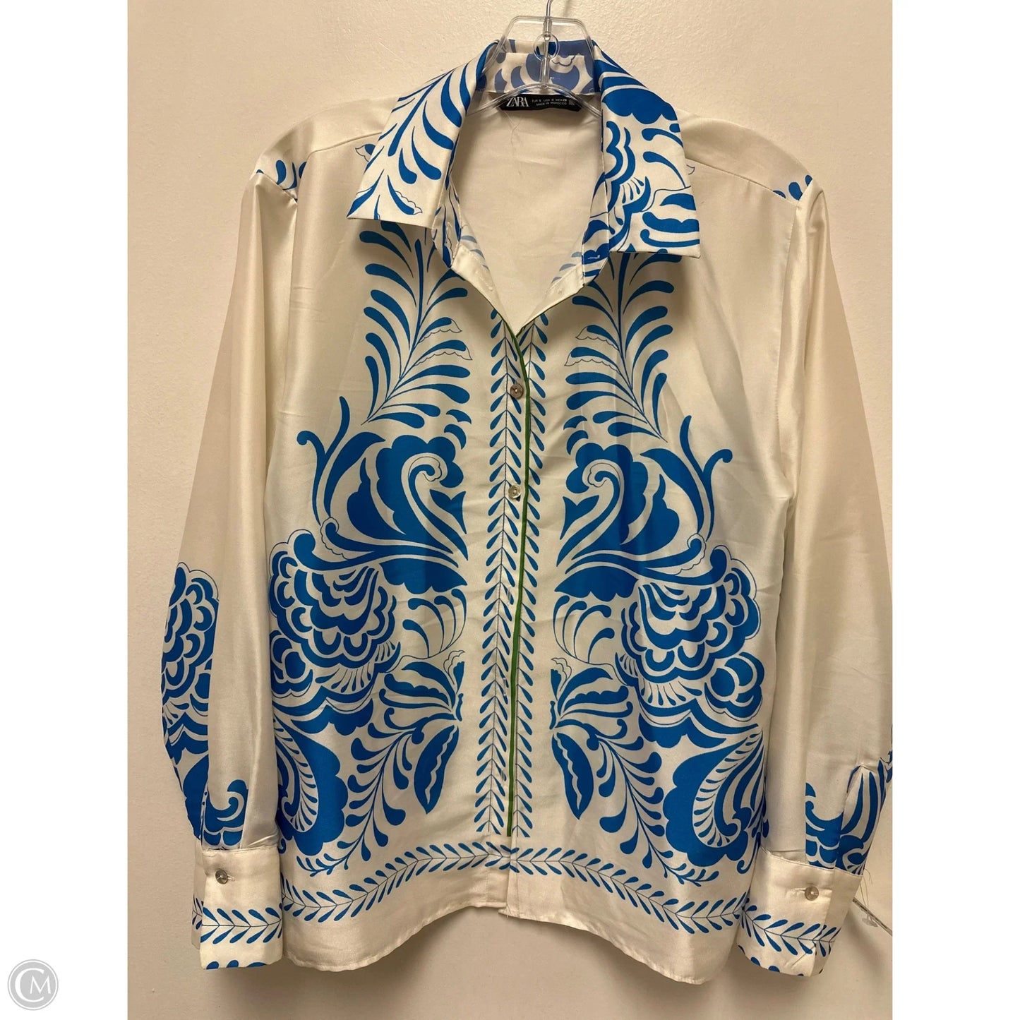 Kimono By Zara In Blue & White, Size: S