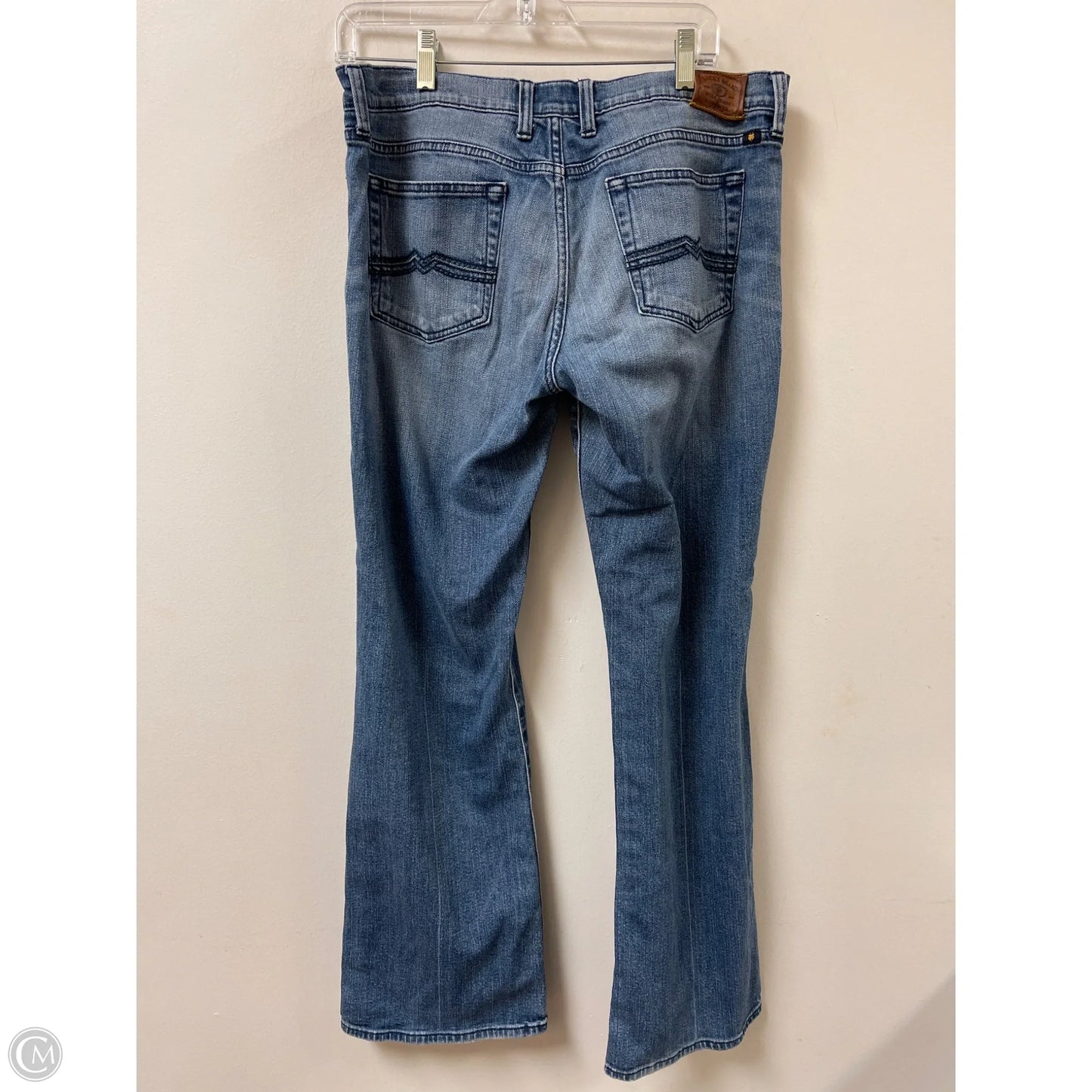 Jeans Boot Cut By Lucky Brand In Blue Denim, Size: 12