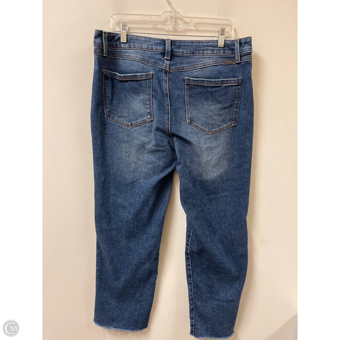 Jeans Cropped By 1822 Denim In Blue Denim, Size: 12