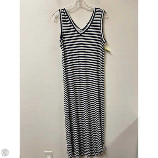 Dress Casual Maxi By Style And Company In Striped Pattern, Size: Lp