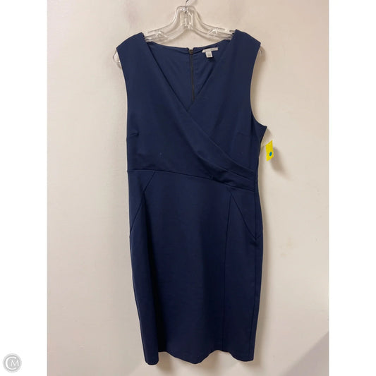Dress Casual Midi By Halogen In Navy, Size: Xl