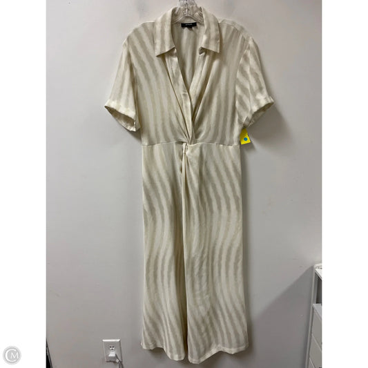 Dress Casual Maxi By Alfani In Cream, Size: L