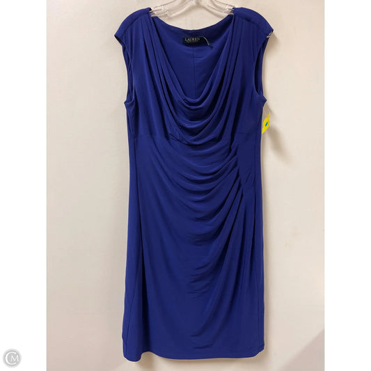 Dress Work By Lauren By Ralph Lauren In Purple, Size: 1x
