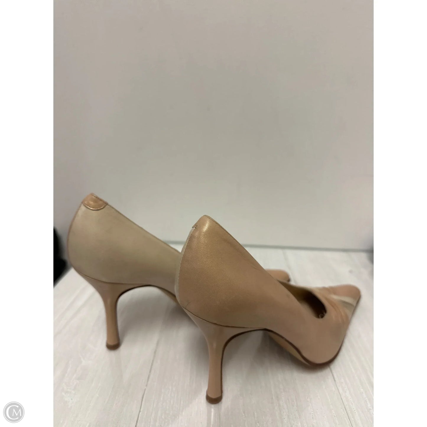 Shoes Heels Stiletto By Via Spiga In Cream, Size: 10