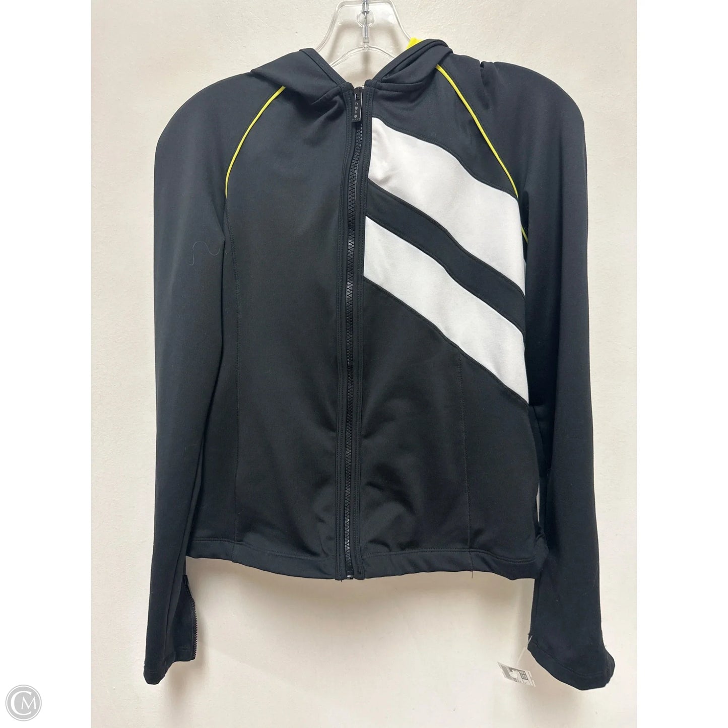 Athletic Jacket By Bebe Sport In Black, Size: L