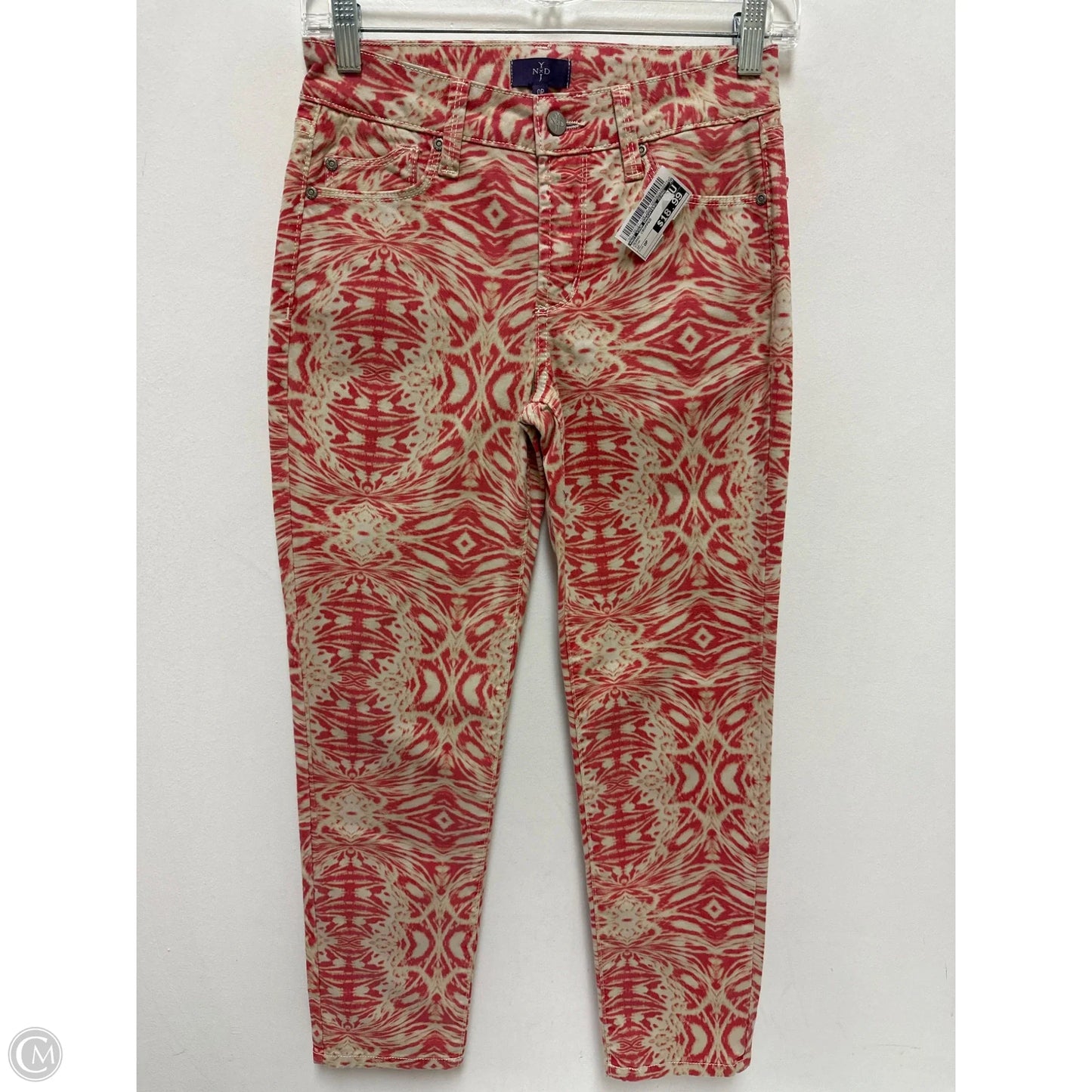 Jeans Cropped By Not Your Daughters Jeans In Pink, Size: 0p