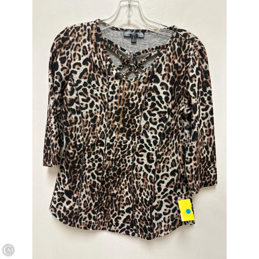 Top Long Sleeve By Clothes Mentor In Animal Print, Size: S