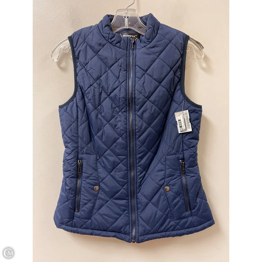 Vest Puffer & Quilted By Allegra K In Navy, Size: Xs