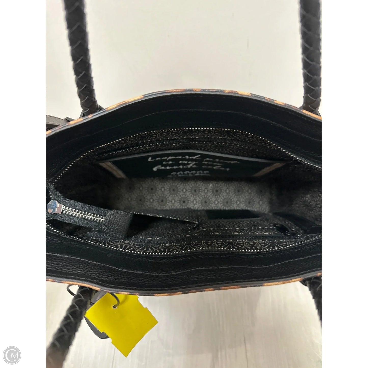 Handbag Leather By Brighton, Size: Medium