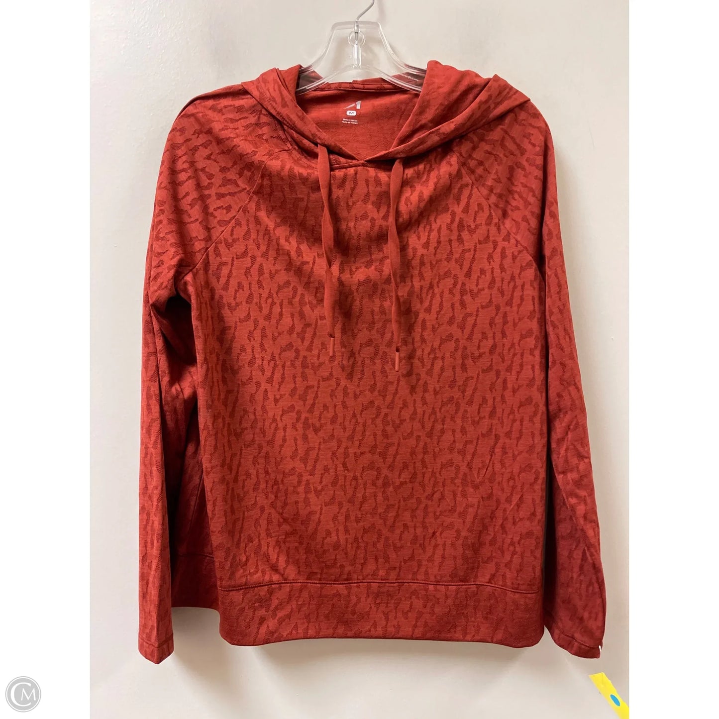 Sweatshirt Hoodie By Clothes Mentor In Orange, Size: M