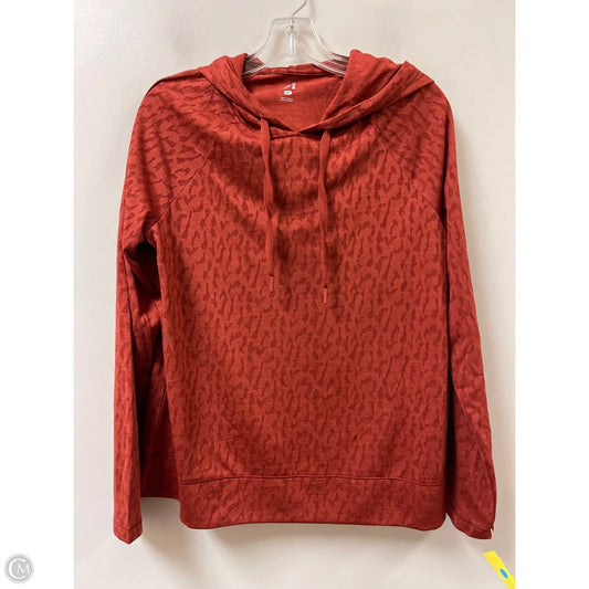 Sweatshirt Hoodie By Clothes Mentor In Orange, Size: M
