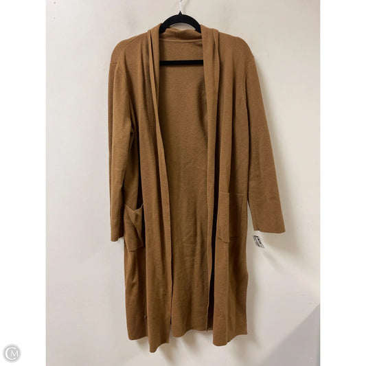 Sweater Cardigan By Clothes Mentor In Brown, Size: Osfm