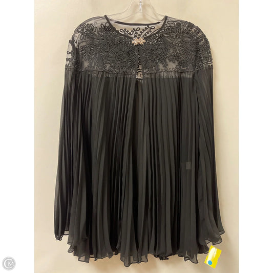 Kimono By Clothes Mentor In Black, Size: L