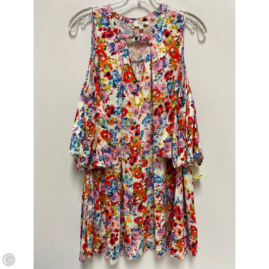 Dress Casual Short By Umgee In Floral Print, Size: S