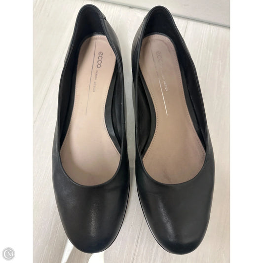 Shoes Flats By Ecco In Black, Size: 9