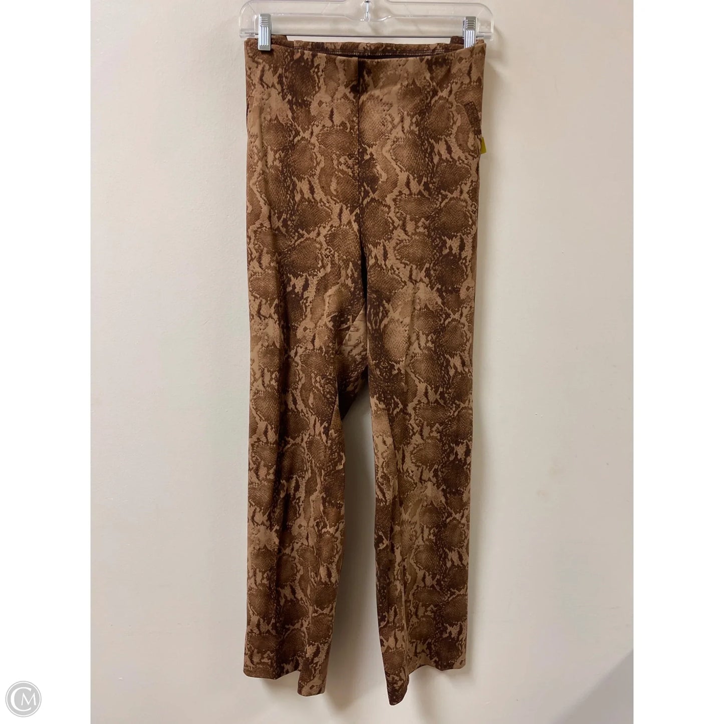 Pants Cropped By Chicos In Snakeskin Print, Size: 14