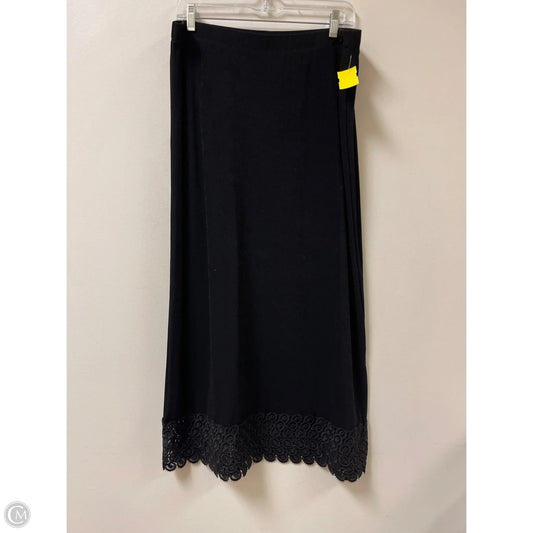 Skirt Maxi By Chicos In Black, Size: 14