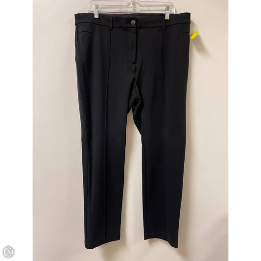 Pants Dress By Chicos In Black, Size: 16