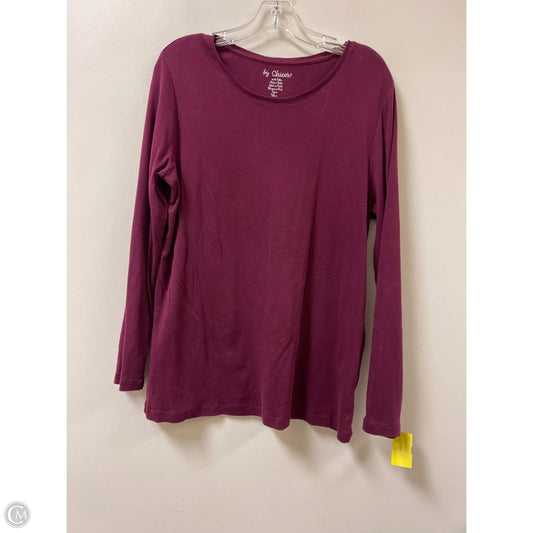 Top Long Sleeve By Chicos In Purple, Size: L