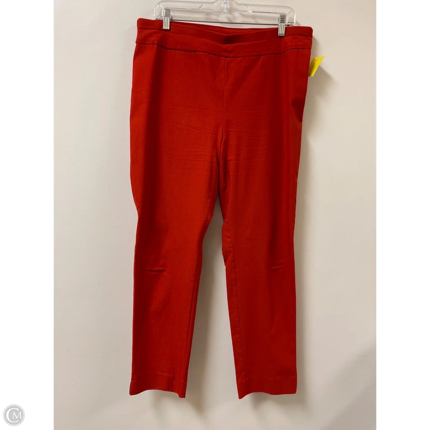 Pants Cropped By Chicos In Orange, Size: 14