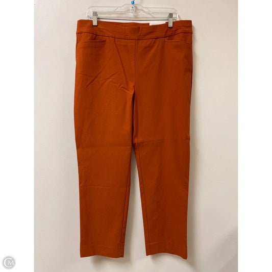 Pants Dress By Chicos In Orange, Size: 14