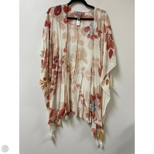 Kimono By Chicos In Cream, Size: Xl