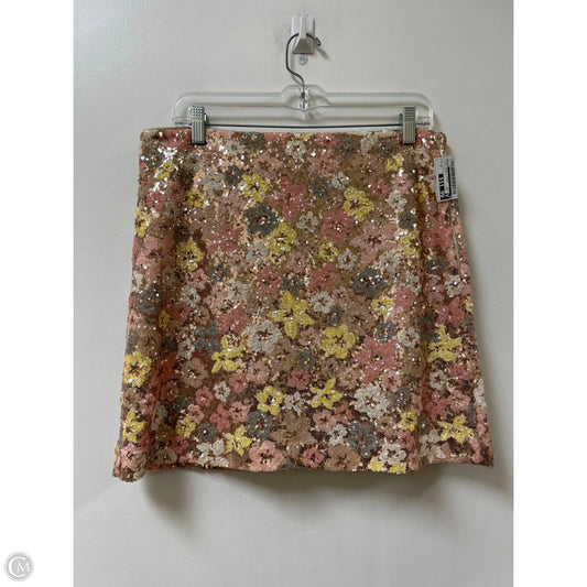 Skirt Mini & Short By Loft In Floral Print, Size: 10