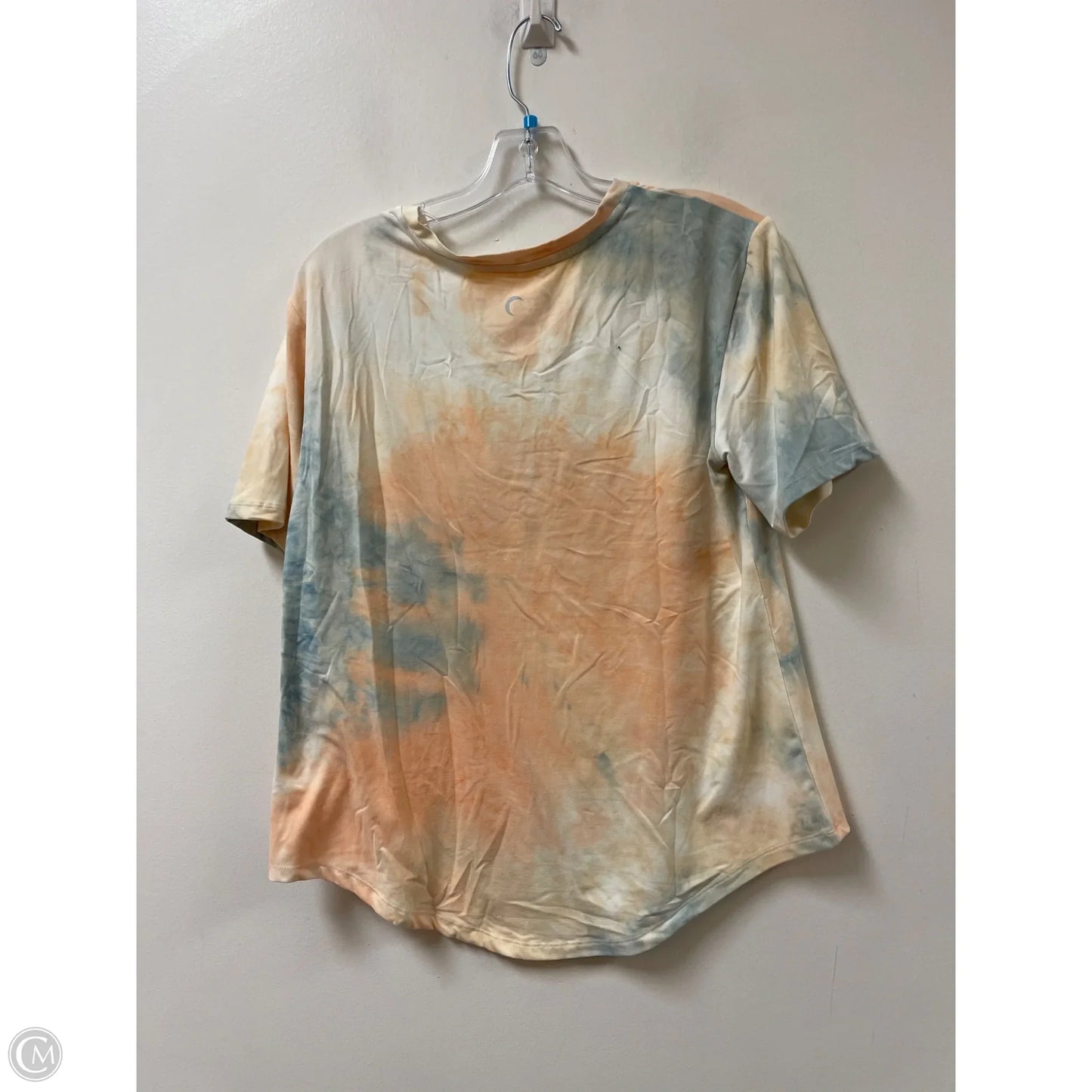 Athletic Top Short Sleeve By Zyia In Tie Dye Print, Size: Xl