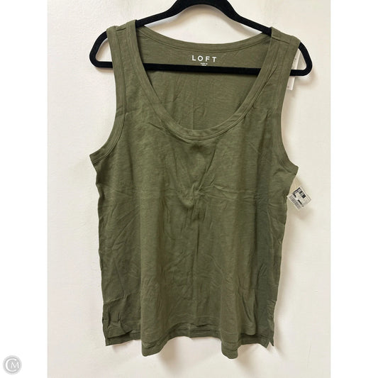 Tank Top By Loft In Green, Size: L