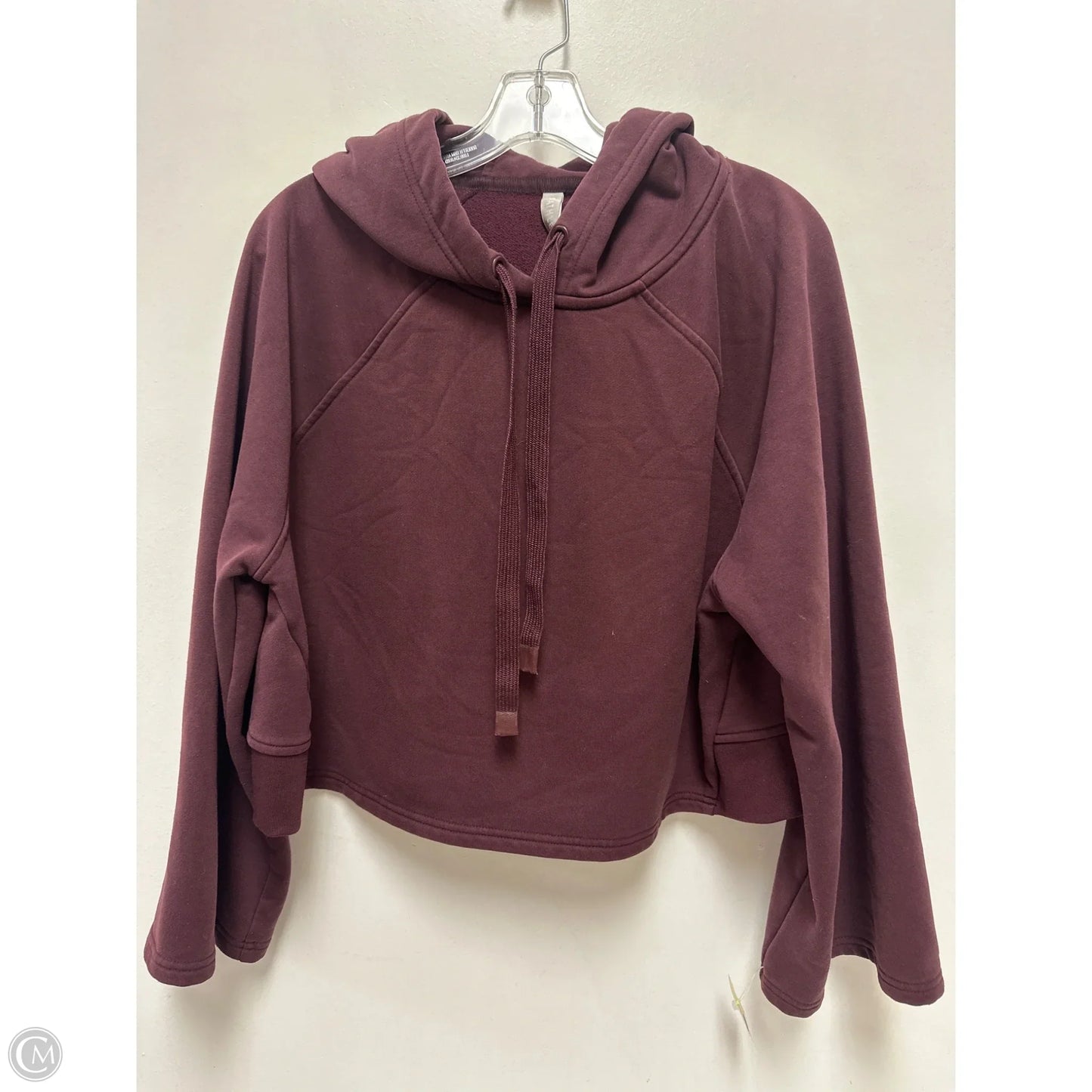 Athletic Sweatshirt Hoodie By Athleta In Red, Size: M