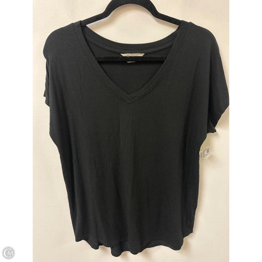 Top Short Sleeve Basic By Clothes Mentor In Black, Size: M
