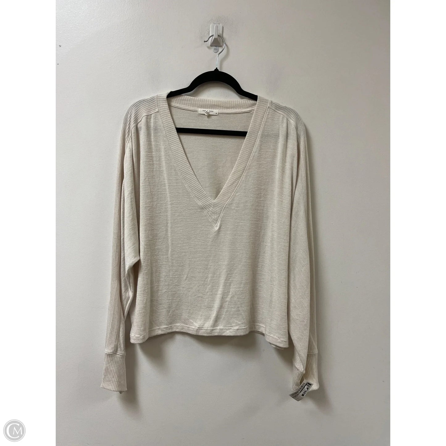 Sweater By Rag And Bone In Cream, Size: L