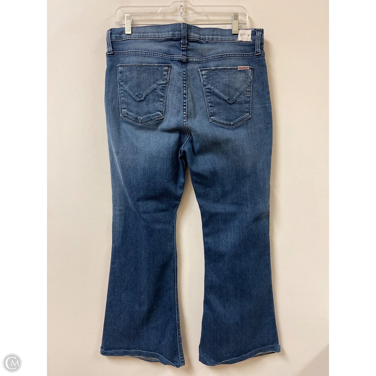 Jeans Boot Cut By Hudson In Blue Denim, Size: 12