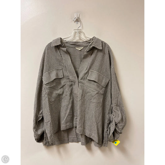 Top Long Sleeve By Max Studio In Black, Size: Xl