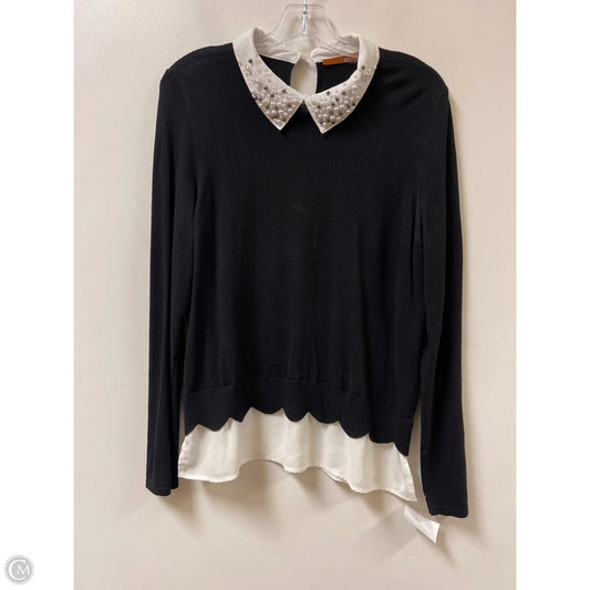 Top Long Sleeve By Belldini In Black, Size: L
