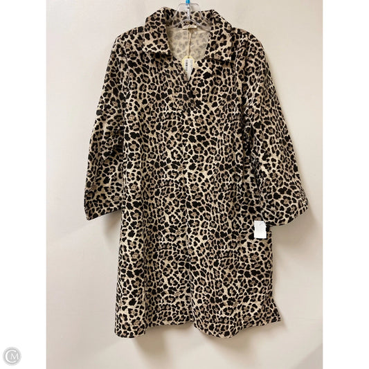 Dress Casual Midi By Jodifl In Animal Print, Size: L