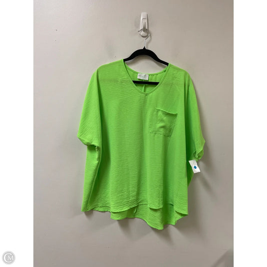 Top Short Sleeve By Clothes Mentor In Green, Size: M